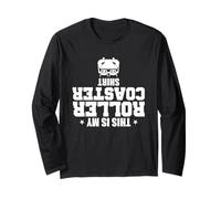Coaster Fun This is My Roller Coaster Shirt Coaster Lover Manga Larga