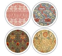 CoasterStone as9640 William Morris Textiles colección Absorbente Posavasos, 4 - 1/4-inch, Juego de 4