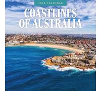 Coastlines of Australia - Calendario de pared cuadrado 2026 Red Robin Publishing