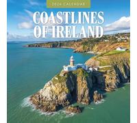 Coastlines of Ireland - Calendario de pared cuadrado 2026 Red Robin Publishing