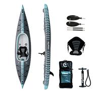 Coasto, Capitole, Kayak Inflable, Agua Gris/Verde, 1P, Admirador Unisex