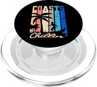 Coasts Chillin' - Coastal Sunrise Surf Retro Vibes PopSockets PopGrip para MagSafe
