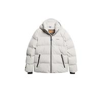 COAT HOODED BOXY PUFFER JACKET SUPERDRY Moonlight Grey L HOMBRE