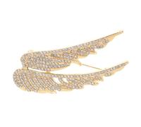 Coat Lapel Wing Collar Wings Metal Brooch Pin Zinc Alloy Gold