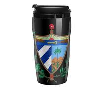 Coat of Arms of Cuba1 - Taza de café divertida con aislamiento a prueba de fugas, taza de viaje con tapa, 250 350 ml