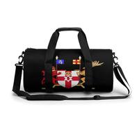 Coat of Arms of Northern Ireland - Divertida bolsa de gimnasio grande, ligera, bolsa de viaje, Estilo:, 17.7in/9in/9in