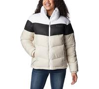 Columbia Puffect Color Blocked Jacket Chaqueta, Mujer, Piedra Oscura, Negro, Blanco, XL