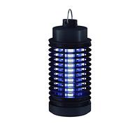 SIMON - Mata Moscas y Mosquitos Eléctrico, Lámpara Antimosquitos para Interior, Mata Moscas Electrónico, Ilumina y Mata Insectos Voladores, Cobertura de 20m², Luz LED Fluorescente de 4W, Color Negro