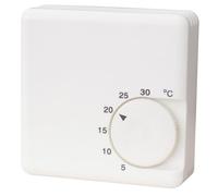 COATI - TERMOSTATO MECÁNICO PARA CALDERA Y CALEFACCIÓN ANALÓGICO CON INSTALACIÓN A 2 HILOS 10A 250V BLANCO Coati