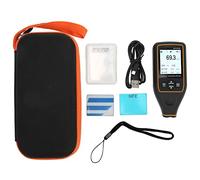 Coating Thickness Gauge High Accuracy Paint Film Meter Automotive Paint Thickness Detector for Industrial Workshop Laboratory Outdoor Environment with ABS Material 850mAh Battery