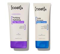 COATS Daily Blemish Defense Duo - Cleinser de arcilla 5 oz triple crema de agua de humedad 4.2 oz - Ayuda a prevenir brotes y protege la barrera de