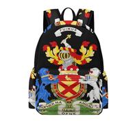 Coats of Arms of Henry Bruce - Bonita mochila de viaje ligera e informal para laptop para hombres y mujeres, estampado gráfico
