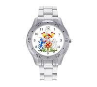 Coats of Arms of Henry Bruce - Reloj de pulsera para hombre, de acero inoxidable, fácil de leer, para mujer