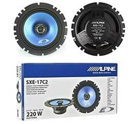 Coaxial 2 Altavoces Compatible con Alpine SXE-17C 2 2 vías 16,50 cm 165 mm 6,5" 40 vatios rms 220 vatios máx Carcasas estándar para Coche, por par