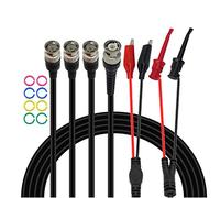 Coaxial de pruebas cable plomo Kit BNC a y prueba AlligatorClip TestHook