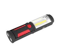 COB recargable de 3W LED COB Luz de trabajo Linterna Luz de inspección para acampar Luz de trabajo de emergencia con soporte magnético para el trabajo en casa Kit de emergencia para acampar(1#)
