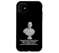 Cobardes angustiados Valiant Taste Julio César Cita Tragedia Carcasa para iPhone 11
