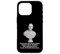Cobardes angustiados Valiant Taste Julio César Cita Tragedia Carcasa para iPhone 16 Pro