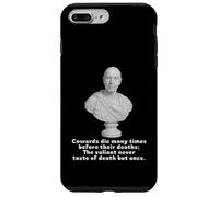 Cobardes angustiados Valiant Taste Julio César Cita Tragedia Carcasa para iPhone 7 Plus/8 Plus