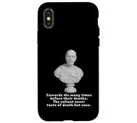 Cobardes angustiados Valiant Taste Julio César Cita Tragedia Carcasa para iPhone X/XS