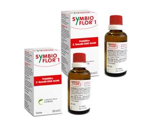 Cobas Symbiopharm Symbioflor 1 - Pack Ahorro 2 x 50ml - Probiótico en Gotas con Enterococcus Faecalis DSM 16440 - Suplemento para Sistema Inmunitario