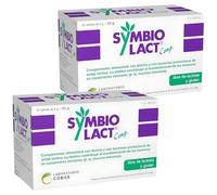 Cobas Symbiopharm Symbiolact Comp - Pack Ahorro 2 x 30 Sobres - Probiótico Digestivo con 4 Cepas y Biotina - Recuperación de la Flora y Mucosa Intestinal - Alivio de Gases e Hinchazón - Polvo Soluble