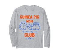 Cobaya Mom Club Mens Life Is Better with Guinea Piggy Manga Larga