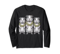 Cobaya Rap Old School Retro Streetwear 80s 90s Three Manga Larga