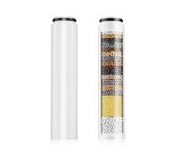 Cobbe Pack de 2 filtros para alcachofa de ducha con ASIN B0CSYYD9HD, B0CXP5WM77, B0CXP12QDQ, 20 capas de filtro de repuesto para agua dura, limpieza y eliminación de cloro y sustancias nocivas