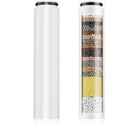 Cobbe Pack de 2 filtros para alcachofa de ducha con ASIN B0CSYYD9HD, B0CXP5WM77, B0CXP12QDQ, 20 capas de filtro de repuesto para agua dura, limpieza y eliminación de cloro y sustancias nocivas