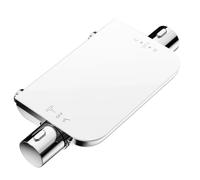 Cobbe Válvula Termostática para Ducha - Barra Mezcladora Antiguemaduras con Bloqueo de 38°C, Conmutación de Agua Dual, Carcasa de ABS, Ideal para Sistema de Ducha (Blanco)