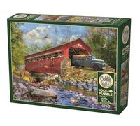Cobble Hill- Bienvenido Country Rompecabezas de 1000 Piezas, Color Rosso (Cheatwell Games 40007)