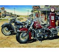 Cobble Hill - Rompecabezas de 1000 piezas, dos para la carretera, póster de muestra incluido