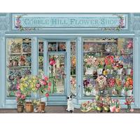 Cobble Hill - Rompecabezas de 1000 piezas, flores parisinas, póster de muestra incluido