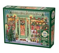 Cobble Hill- Floristería de Navidad Rompecabezas, Color Deluxe (40011)