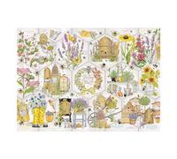 Cobble Hill - Rompecabezas de 500 piezas - Busy as a Bee - Póster de muestra incluido