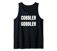 Cobbler Gobbler Funny Thanksgiving Dessert Lover Design Camiseta sin Mangas