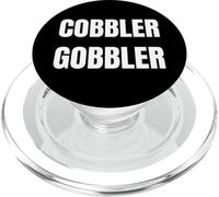 Cobbler Gobbler Funny Thanksgiving Dessert Lover Design PopSockets PopGrip para MagSafe
