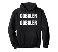 Cobbler Gobbler Funny Thanksgiving Dessert Lover Design Sudadera con Capucha