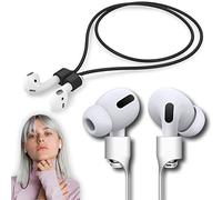 cobcobb Correa magnética ultra fuerte para Airpod Pro, cordón deportivo antipérdida, compatible con Airpods de 3ª 2ª generación Pro 3 2 1 (negro)