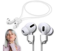 cobcobb Correa magnética ultra fuerte para Airpod Pro, cordón deportivo antipérdida, compatible con Airpods de 3ª 2ª generación Pro 3, 2, 1 (blanco)