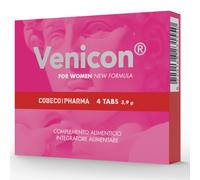 COBECON Venicon Suplemento Libido Mujer 4 Cápsulas - Fórmula Natural Para Potenciar El Deseo Sexual