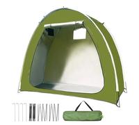 Cobertizo de almacenamiento para bicicletas, cobertizo plegable para motocicleta, resistente a la intemperie, para jardín, camping y actividades de ocio