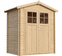 Cobertizo de madera CON SUELO TRATADO - 136x196cm/1.98m² - TIMBELA M367F+M367G