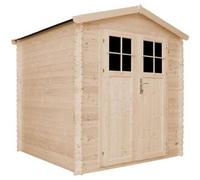 Cobertizo de madera - Puerta con cerradura - CON SUELO TRATADO- TIMBELA M343F+M343G - 3,53 m2