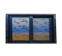 Cobertizo de ventana de aleación de aluminio de 40 x 80 cm de ancho, ventana abatible con vidrio esmerilado y pantalla, ideal para baño, casa de juegos, granero y garaje (40 x 80 cm)