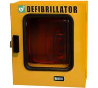 Cobertizo exterior para desfibrilador con termorregulación y alarma 420x390 mm