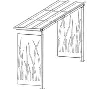 Cobertizo para bicicletas Mottez, al x An 2360 x 5600 mm, caña