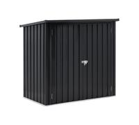 Cobertizo para herramientas metálico - 142 x 87 x 134 cm | Uniprodo