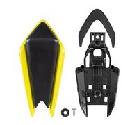 Cobertor asiento individual Asiento Trasero De Pasajero Para Motocicleta, Cojín De Respaldo, Almohadilla De Respaldo Para Aprilia RS660 Tuono660 RS(Yellow)